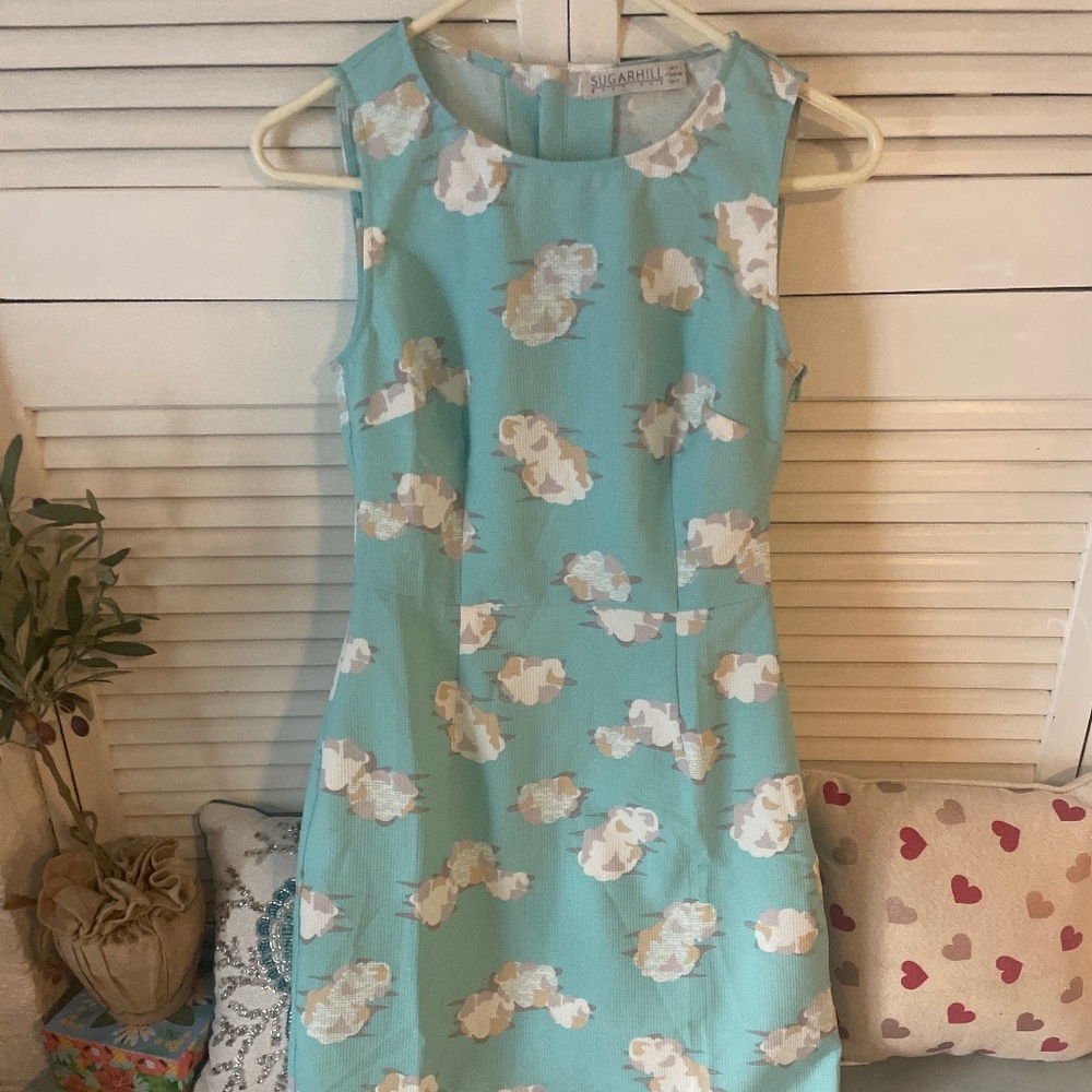 Cloudy sky, blue baby blue